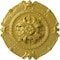 Ekena Millwork Southampton Ceiling Medallion, Hand-Painted Rich Gold, 16 1/2"OD x 2 3/8"P CM16SORGS - alternate 1